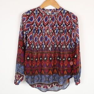 Hayden | Sheer boho blouse S NWT
